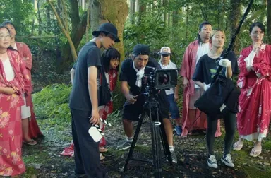 隠岐の島での撮影風景1