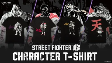 ストリートファイター キャラクターTシャツ 追加4種(ラシード、エド、ベガ、豪鬼)