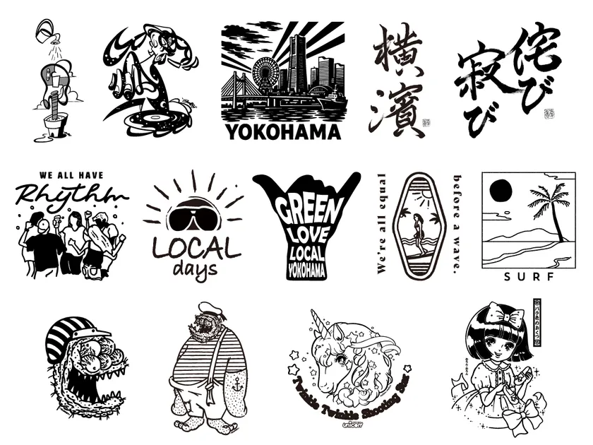 お好みのデザインを選んでプリント体験