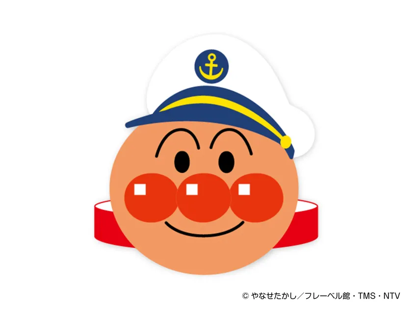 ステージに登場するアンパンマンのお面工作※画像はイメージです