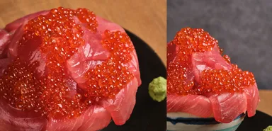 ぶっかけ2倍盛赤富士丼