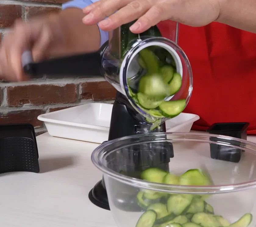 スライスドラム使用