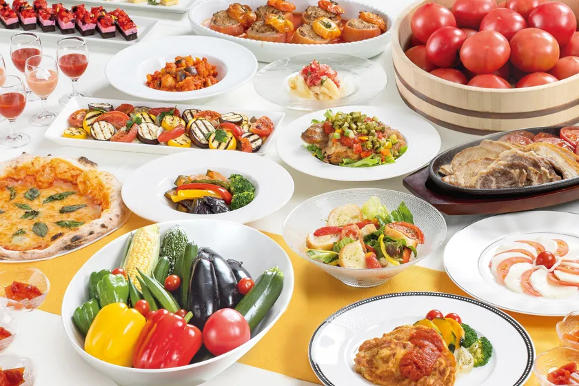 ナガノトマトコラボレーション ランチバイキング&ウイークナイト・ディナーブッフェ