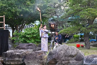 火入れ式　池田市長