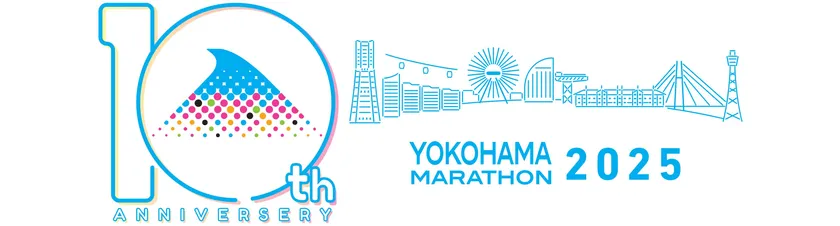 横浜マラソン2025　ロゴ