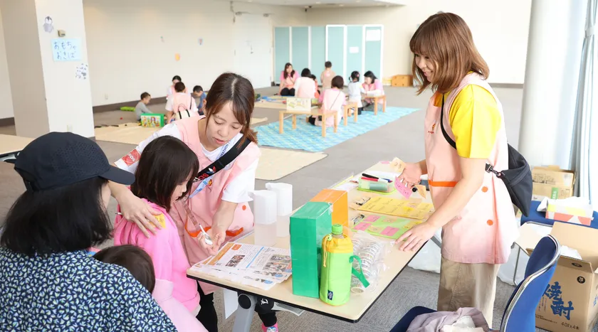 横浜マラソン 託児写真