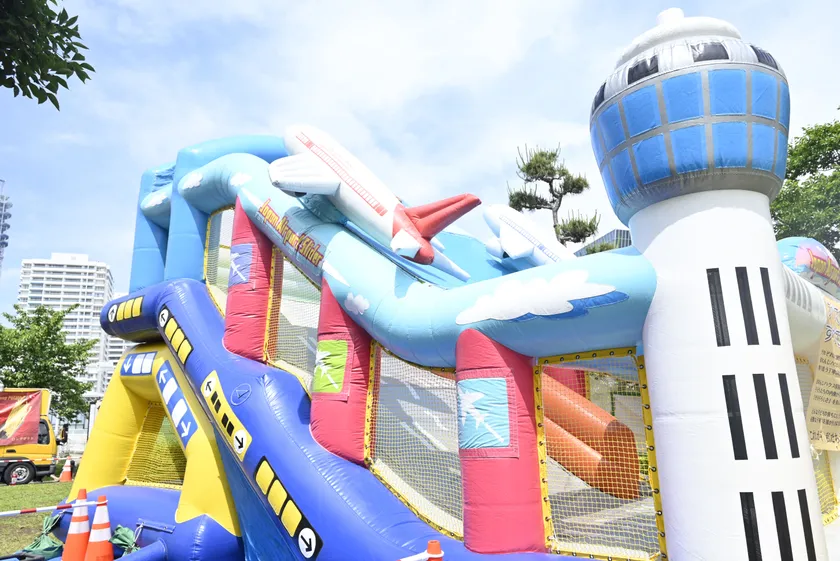 横浜マラソン 多くの親子が楽しめる場の写真