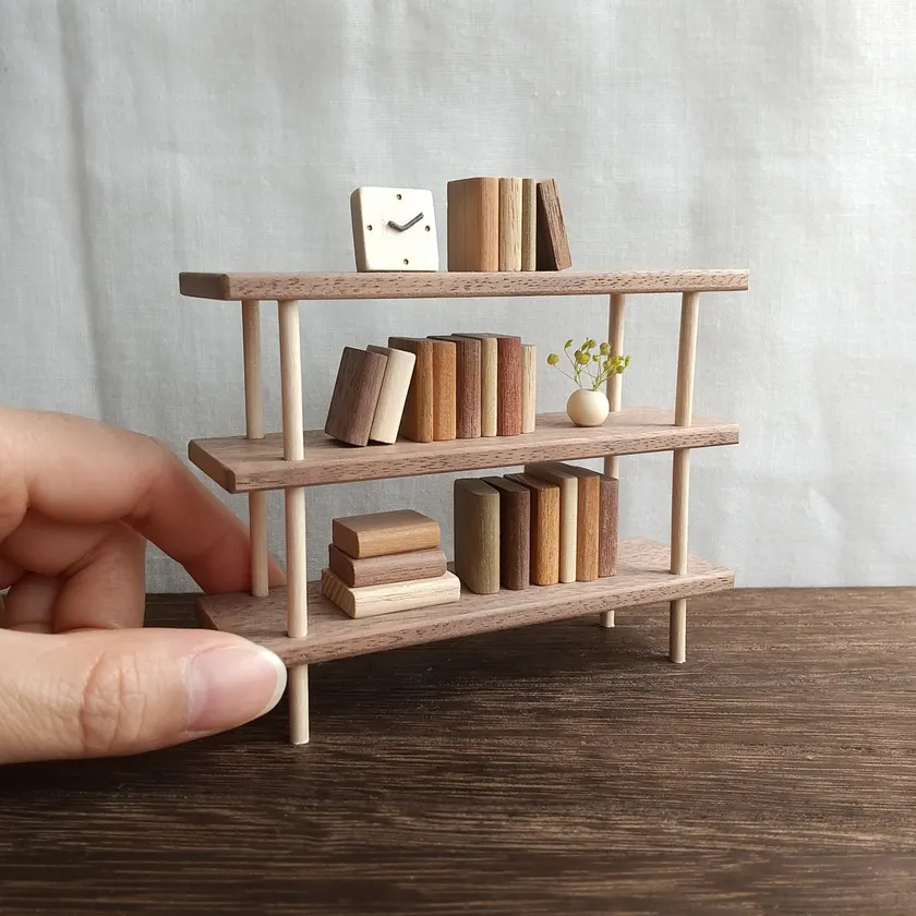 木製のミニチュア家具 by 木福