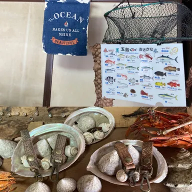 魚の皮から革細工・作品