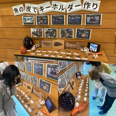 「魚の皮から革細工」イベントの様子(4)