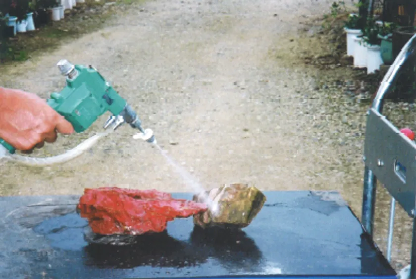 水石・鉱石の洗浄