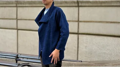 武州正藍染　カディジャケット(2)