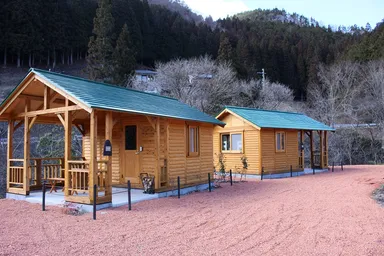 ファームログキャビンは最大5名宿泊できる