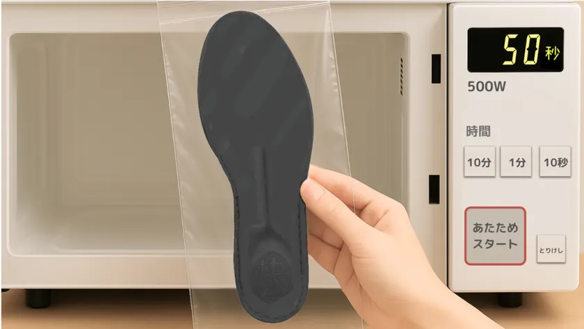 レンチンして作る「快足インソール」