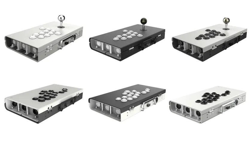 組み立て後イメージ 上 レバーモデル、下 レバーレスモデル