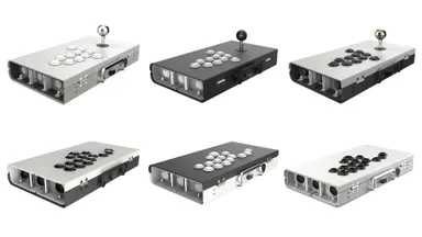 組み立て後イメージ 上 レバーモデル、下 レバーレスモデル