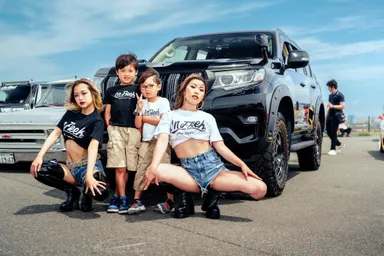 子どもと写真撮影