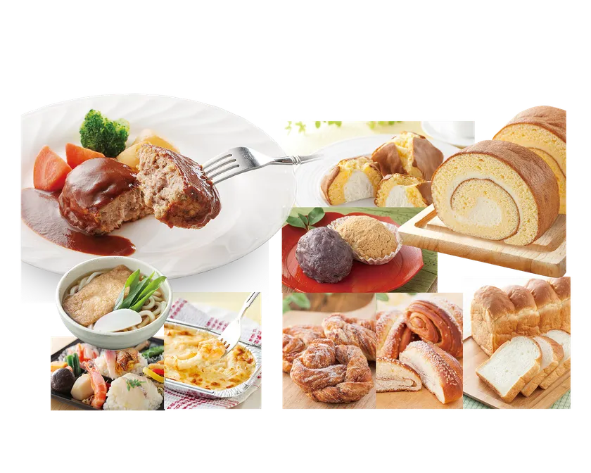 充実の自社製造商品