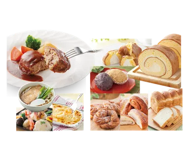 充実の自社製造商品