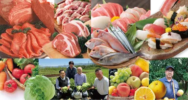 全国の産地からの食材