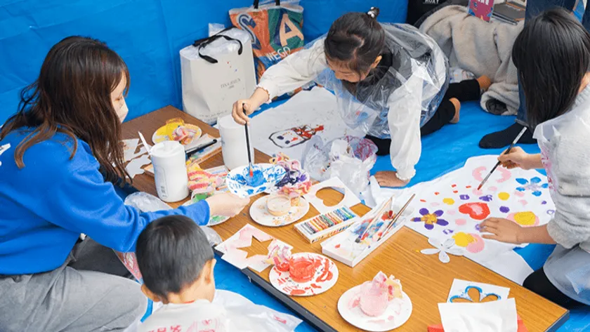 楽しみながらさまざまな仕事に触れられる職業体験も ※過去開催の様子