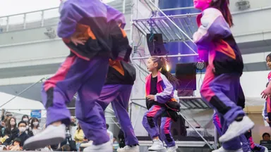 ステージではキッズダンスなど子どもたちの活躍を披露できる機会に　※過去開催の様子