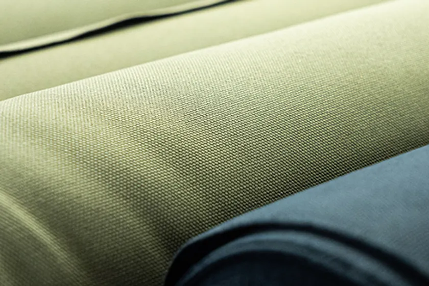 染色された2号帆布