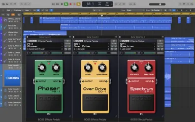 『BOSS Effects Pedals』 使用画面イメージ