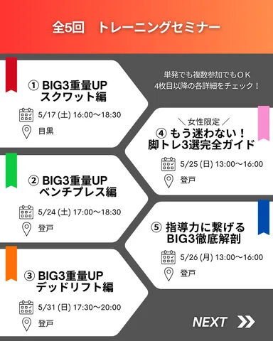 トレーニングセミナー