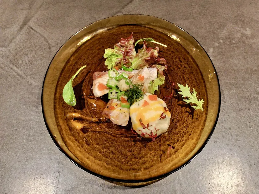 カンパチと新しょうがのサラダすき焼き