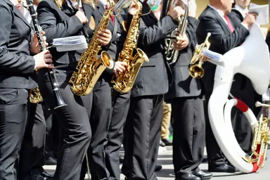 中学生の吹奏楽部の活躍風景(3)