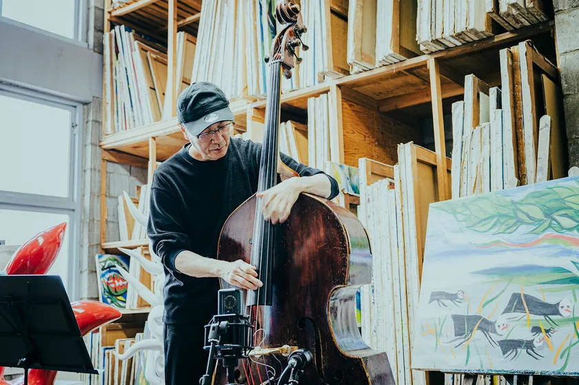 井上陽介 レコーディング風景