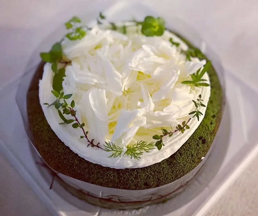 宇治感じる人気のケーキ「抹茶ガトーショコラ」(kibito)