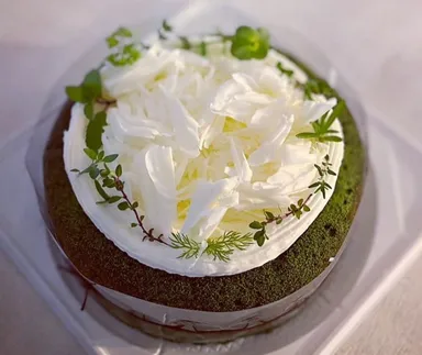 宇治感じる人気のケーキ「抹茶ガトーショコラ」(kibito)