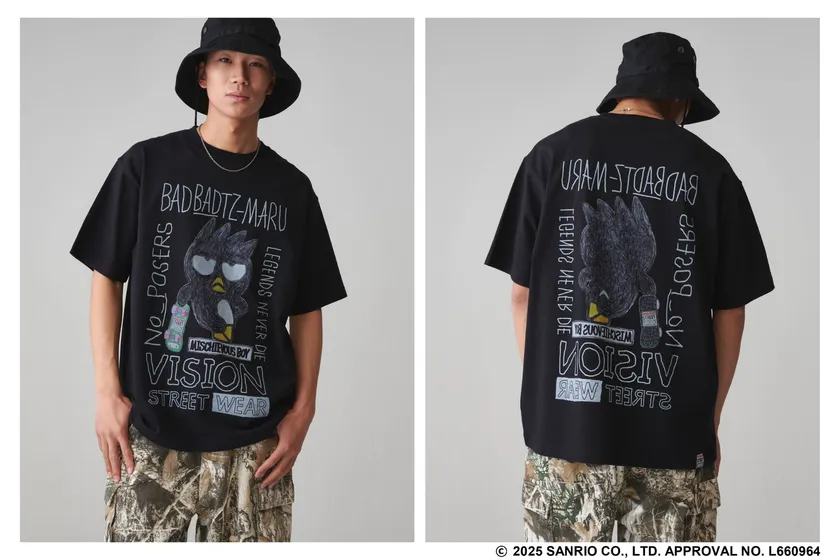 BAD BADTZ-MARU F/B T-shirt