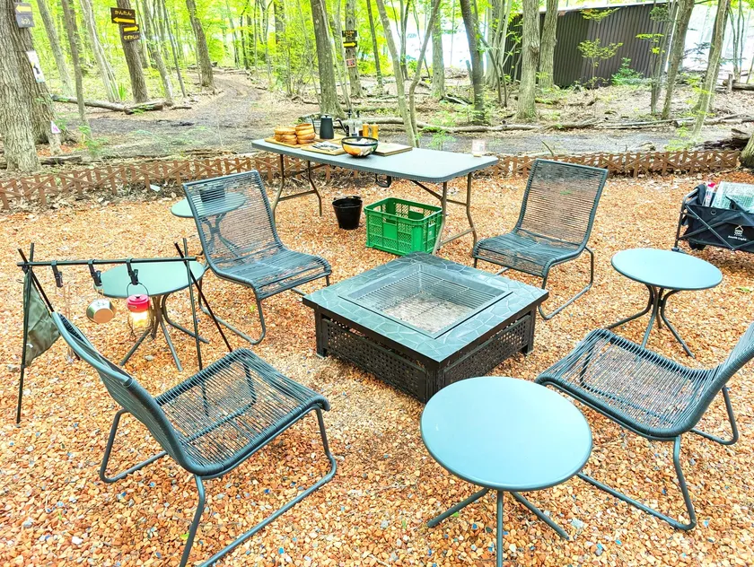 BBQ台含めた機材一式あります