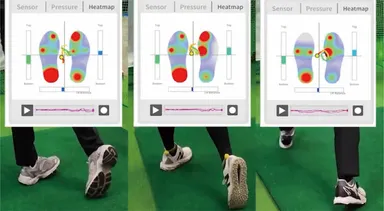体重移動を可視化