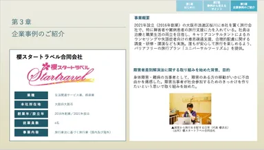 企業事例の紹介　櫻スタートラベル合同会社　P1