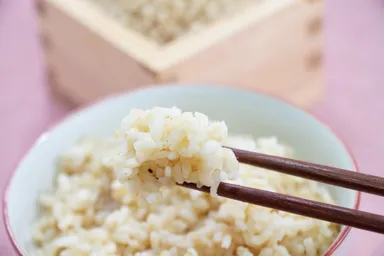 きく芋食べ茶いな(茶飯)