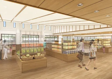 道の駅おがわまち 内観