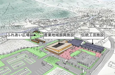 「道の駅おがわまち」全体図