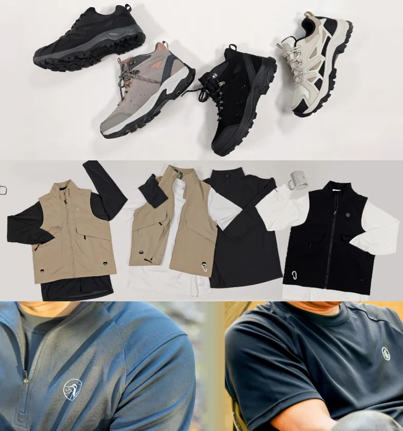 A.S.F.OUTDOOR アパレルラインナップ