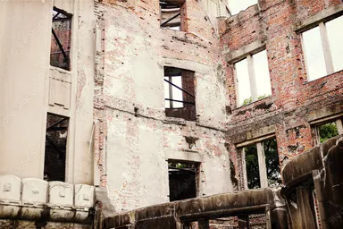 被爆建築の登録番号1の原爆ドーム