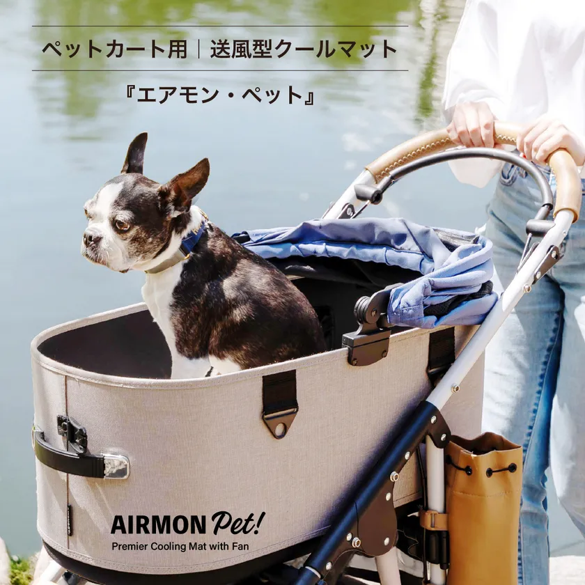 エアモンペット クールマットでお出かけ