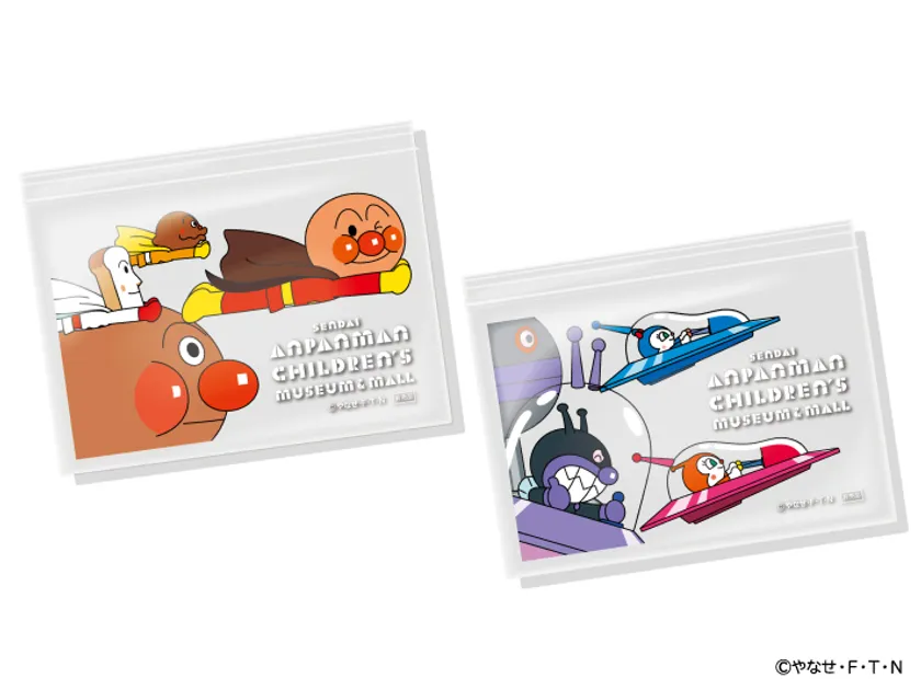 仙台限定デザインのジッパーバッグ