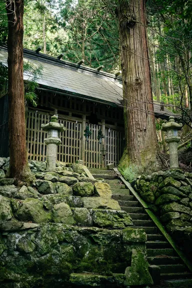 時が止まったような神域、神明神社