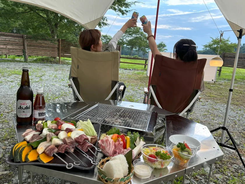 グランピングでいたれりつくせりのアウトドア体験