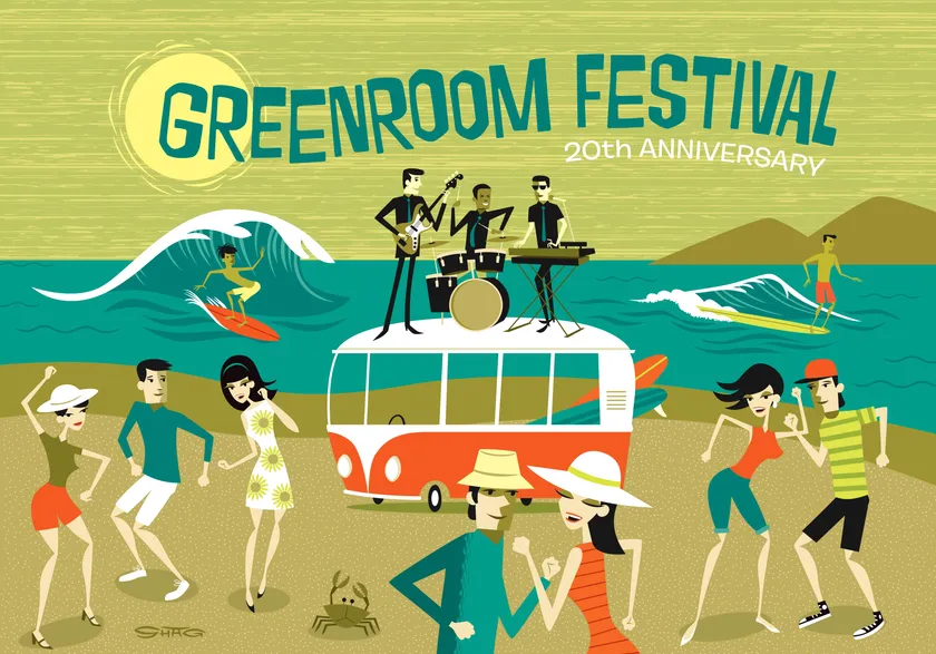 GREENROOM フェスティバル SHAGアート作品