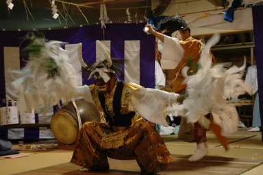 普段は絶対見ることのない「隠岐の島の神楽」をご披露