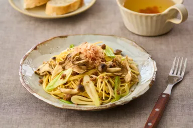 和風そぼろきのこパスタ